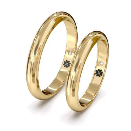Argolla de Matrimonio Eco Oro Miel 18kt
