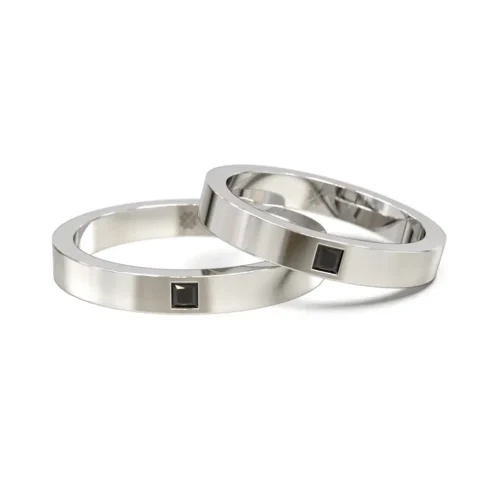 Alternative view of Argollas de Matrimonio Eternite W Oro Blanco 18kt o Platino