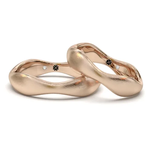 Alternative view of Argolla de Matrimonio Génesis Oro Rosa 18kt