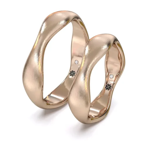 Argolla de Matrimonio Génesis Oro Rosa 18kt Argolla de Matrimonio Génesis Oro Rosa 18kt