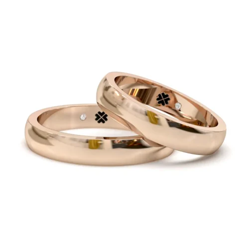 Alternative view of Argolla de Matrimonio Igual Oro Rosa 18kt