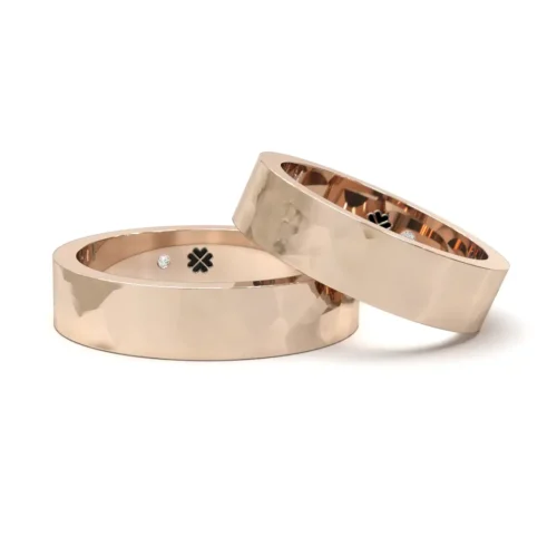Alternative view of Argolla de Matrimonio Materia Oro Rosa 18kt
