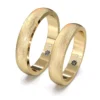Argolla de Matrimonio Raíz Oro Miel 18kt