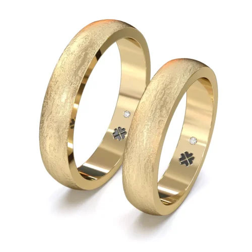 Argolla de Matrimonio Raíz Oro Miel 18kt Argolla de Matrimonio Raíz Oro Miel 18kt