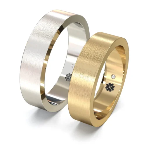Argolla de Matrimonio Tránsito Oro Miel 18kt Argolla de Matrimonio Tránsito Oro Miel 18kt