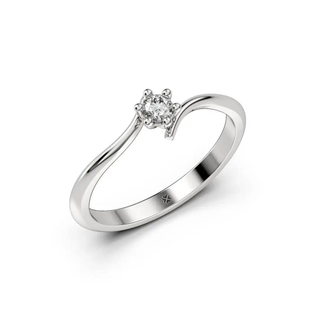 Anillo de Compromiso Solitario Consortium Platino Anillo de Compromiso Solitario Consortium Platino