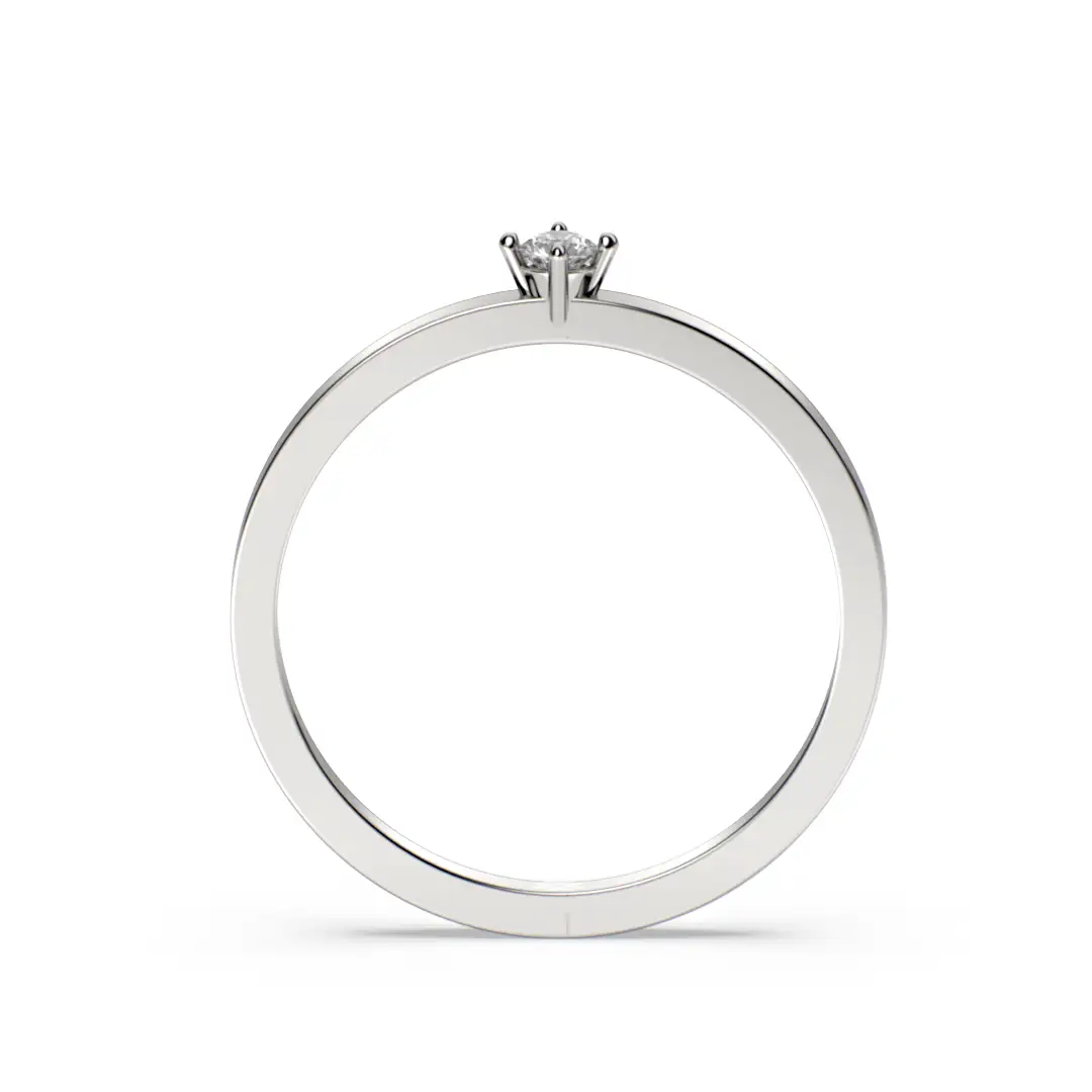 Anillo de Compromiso Solitario Dilectio Platino Anillo de Compromiso Solitario Dilectio Platino - Imagen 6