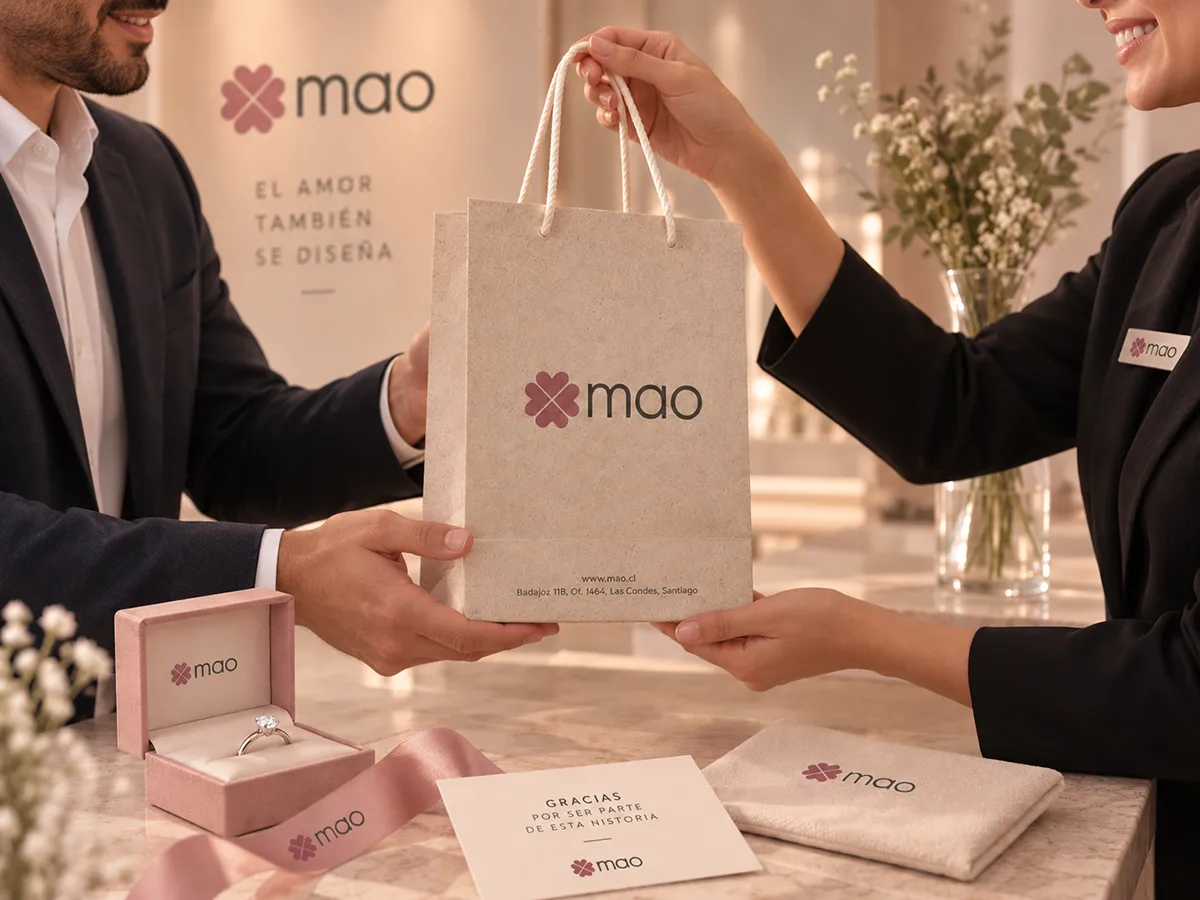 Entrega del anillo terminado