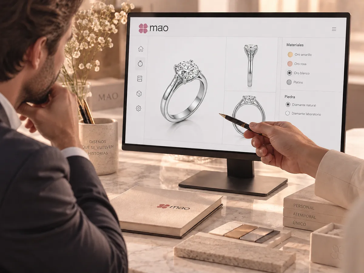 Visualización de anillo a medida